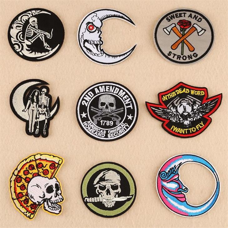 Sewing Id - Opstrijkbare naai geborduurde patch 10-delig populaire