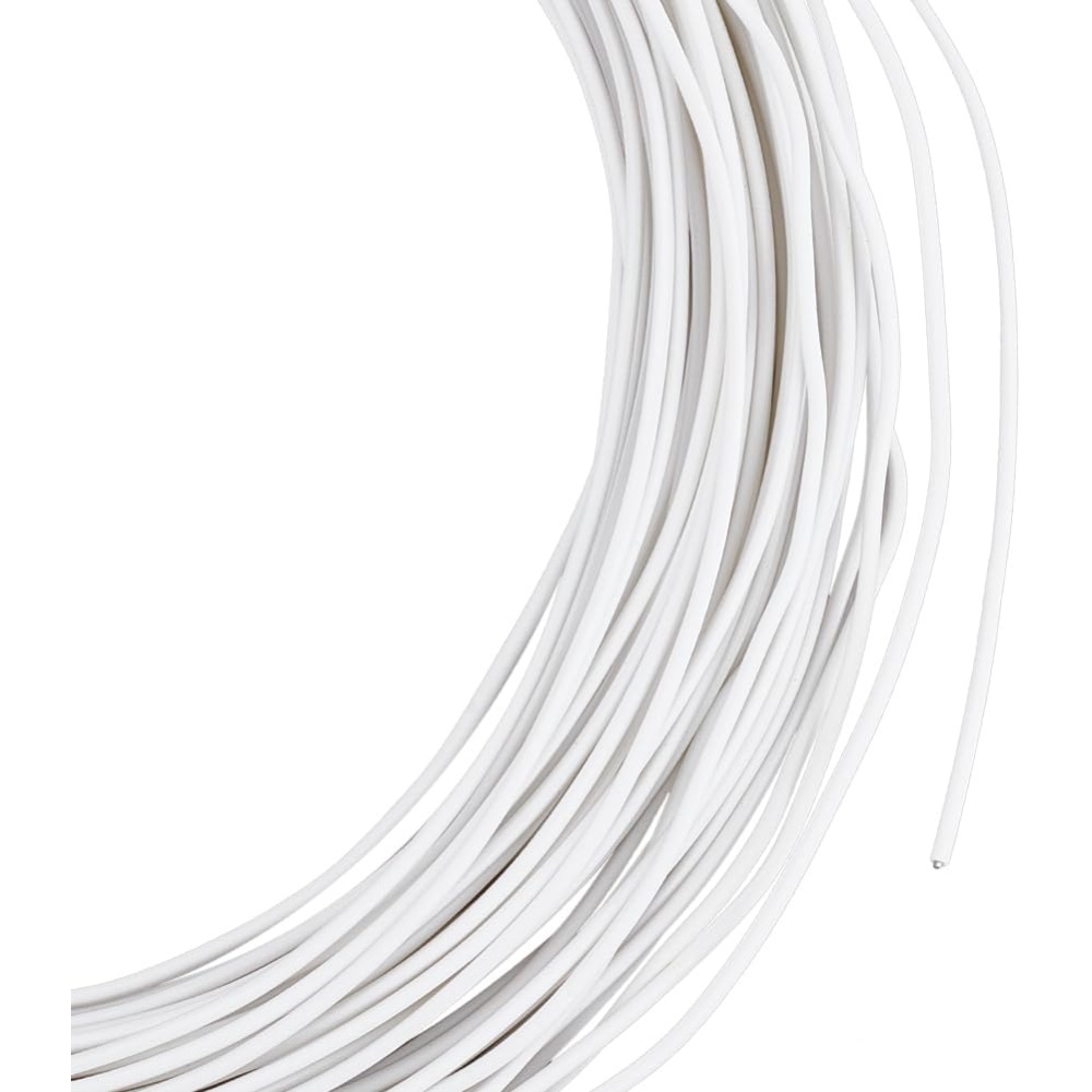 Sewing Kit - 30m Witte Modevakraad 2mm Diameter Zacht