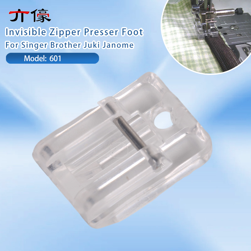 Zipper Foot Presser - Plastic Onzichtbare Rits Naaivoet Voor Singer