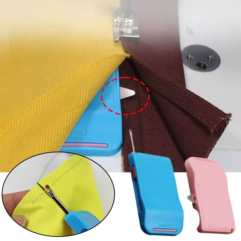 Seam Ripper Tool - Verstelbare magnetische naaiglijbaan met ingebouwde naadopener,