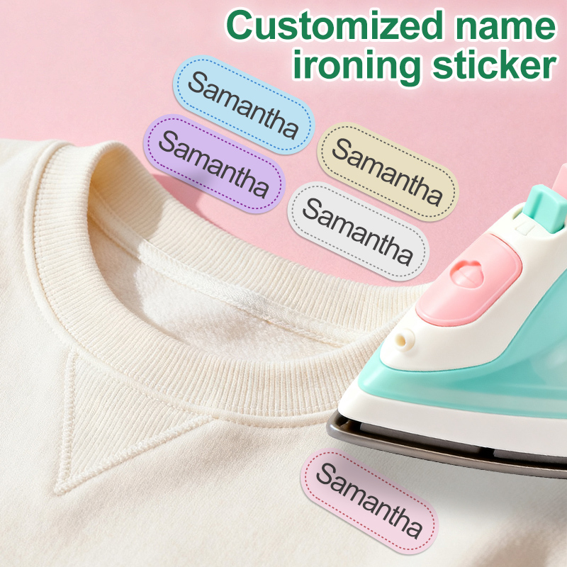 Sewing Label - Etiketten voor strijken-voor katoen-gepersonaliseerd voor school,