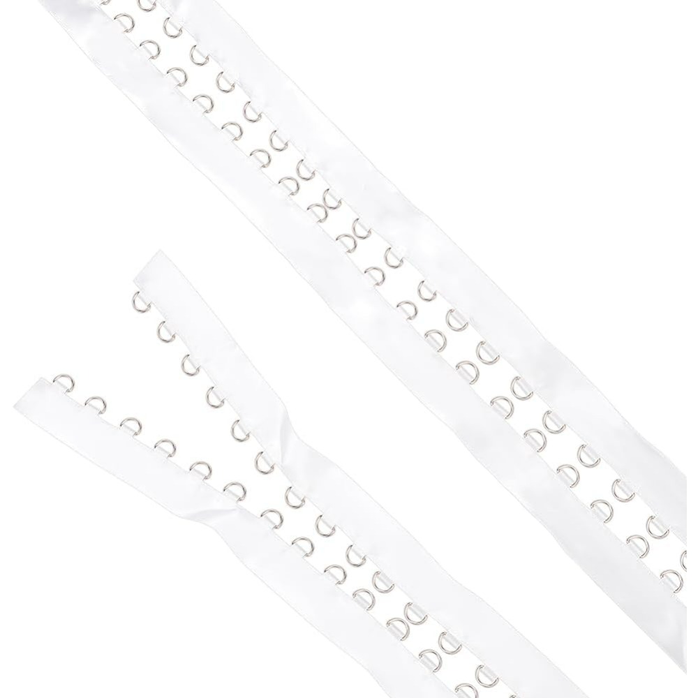 Sewing Kit - 4 yards witte doorvoertule trim met