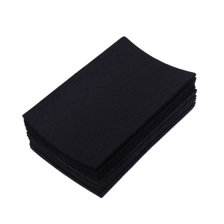Is Sewing A Textile Craft - 40 stks/partij 10*15 cm Zwart Vilt