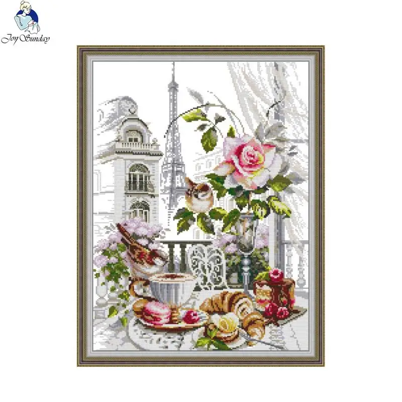 Textile Sewing Patterns - Vreugde Zondag Afdrukken Kruissteek Kit Diy