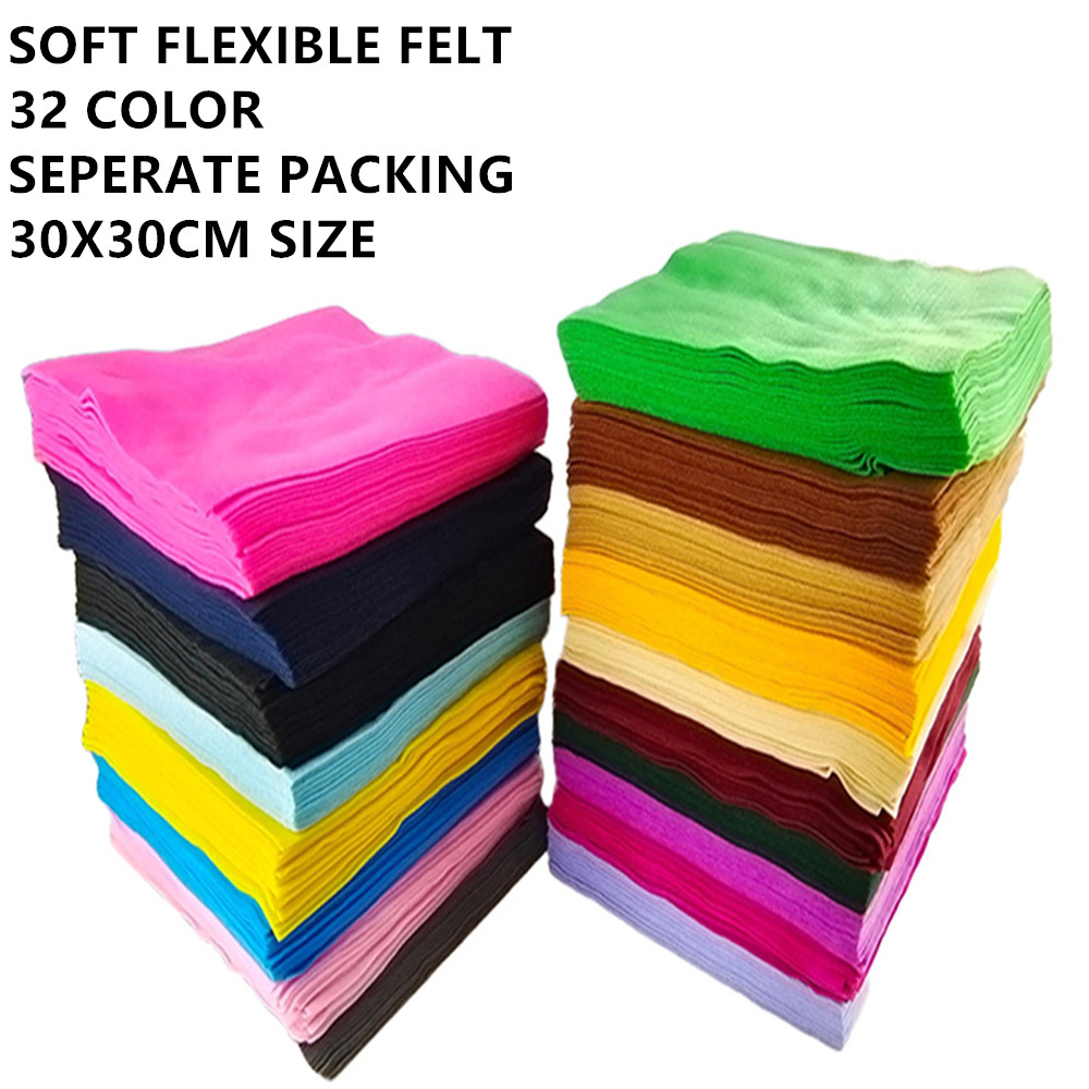 Is Sewing A Textile Craft - Gekleurde vellen van vilt voor ambachten