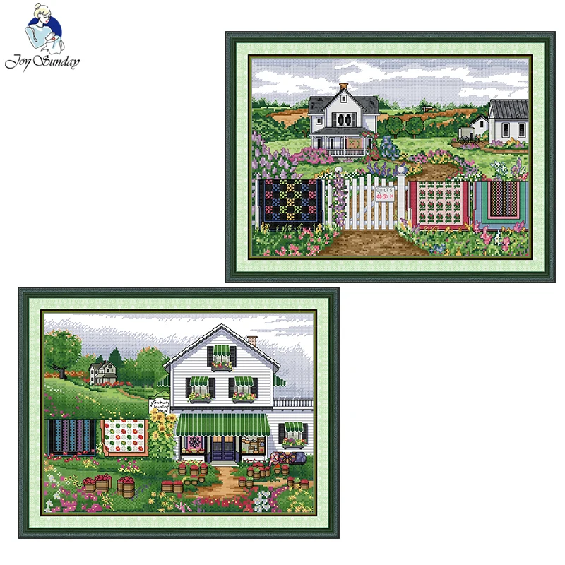 Textile Sewing Patterns - Vreugde Zondag Borduurpakket Herfst Manor Patroon