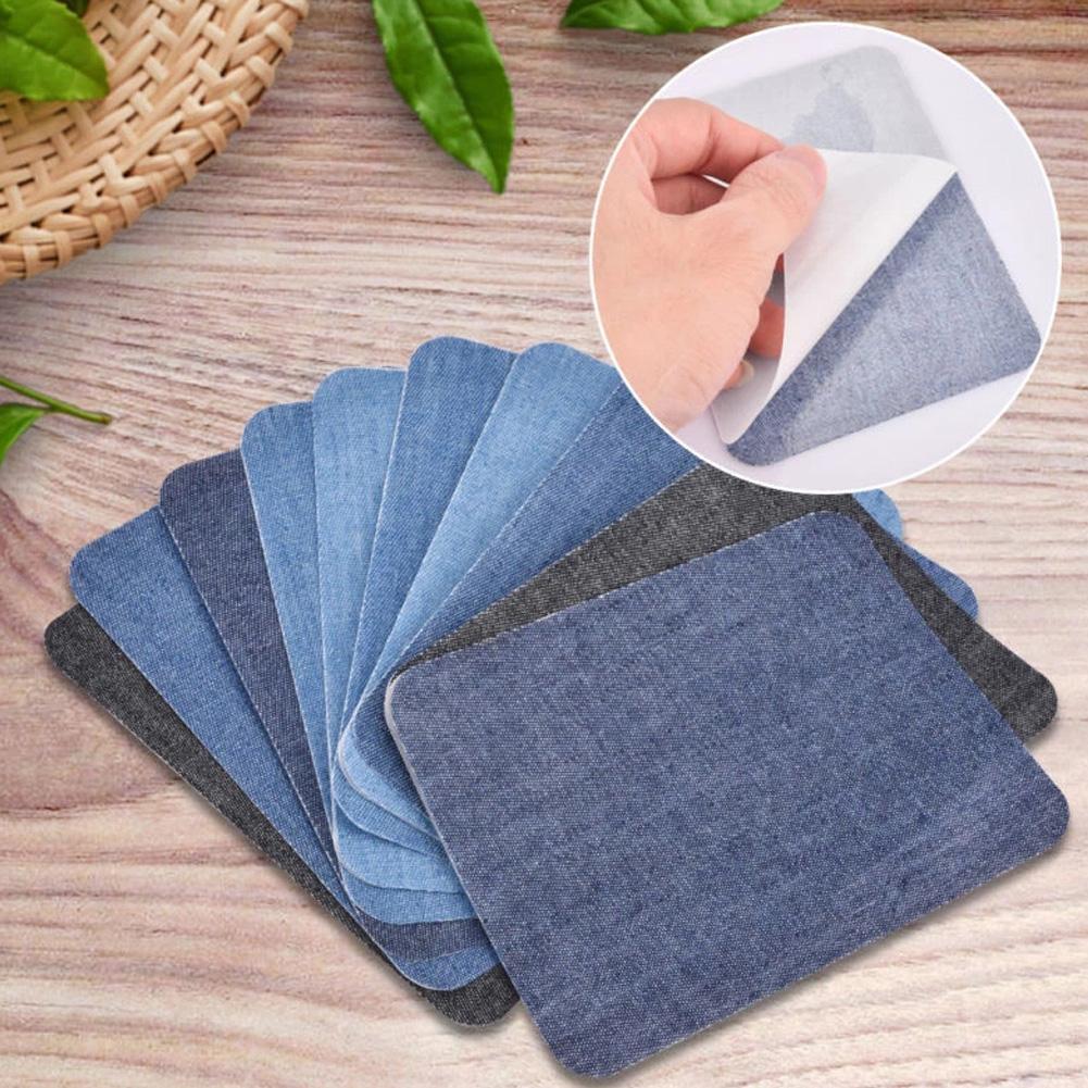 Velcro Sew On - 20 Stuks Denim Cut Stuk Ijzer