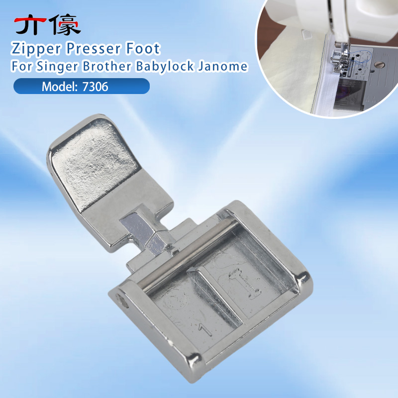 Zipper Foot Presser - Brede linker- en rechterritsvoet voor lage