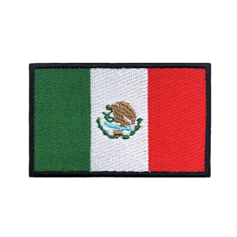 Velcro Sew On - Mexicaanse Vlag Mexico Patches Armband Geborduurd