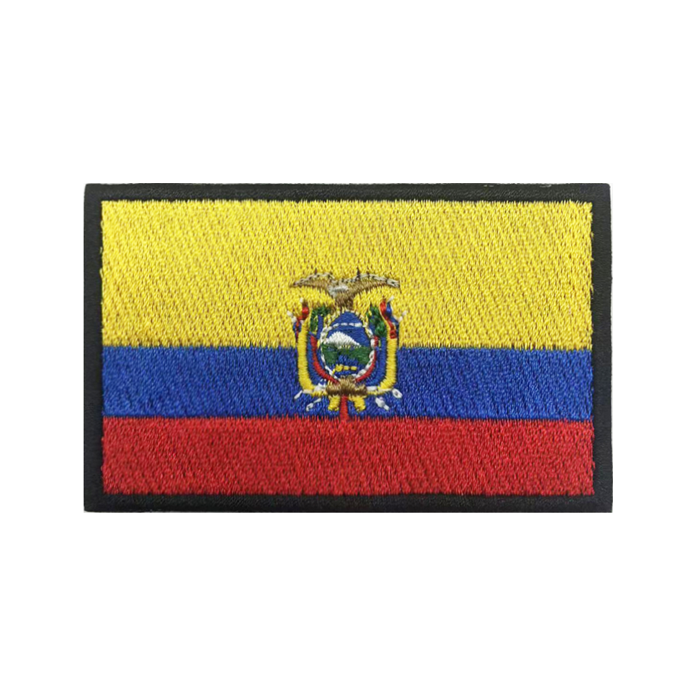 Velcro Sew On - 1PC Ecuadoriaanse vlag Ecuador Patch Strepen