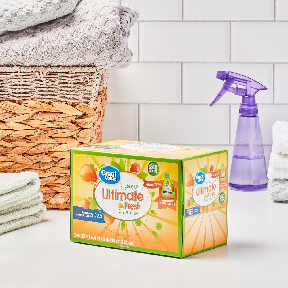 Fabric Softener Sheet - Ultimate Fresh Droogbladjes Originele Frisse Geur