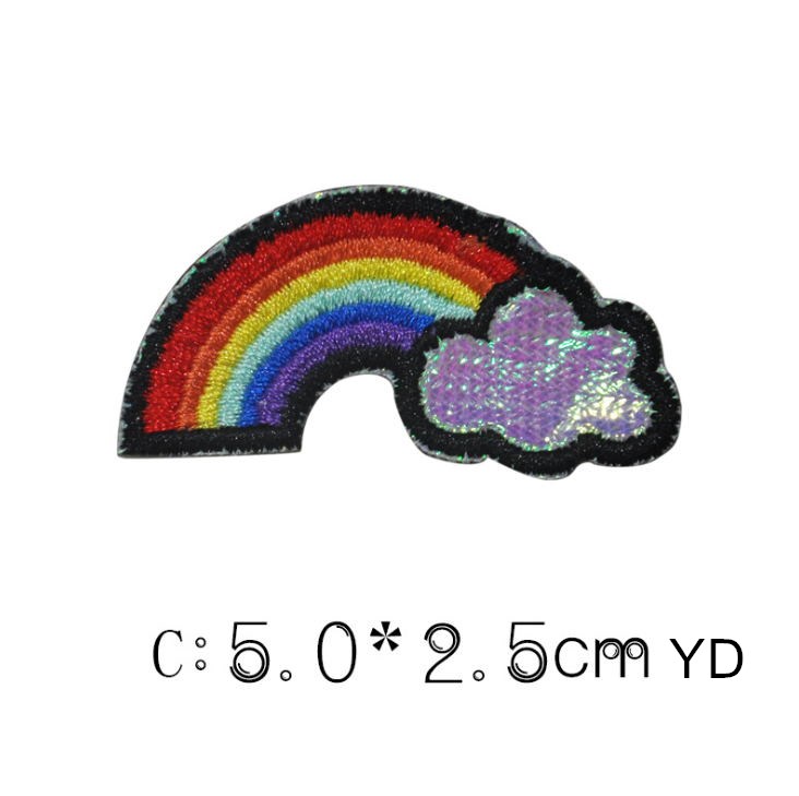 10 stuks regenboog geborduurde - Sewing Id recensie en prijs