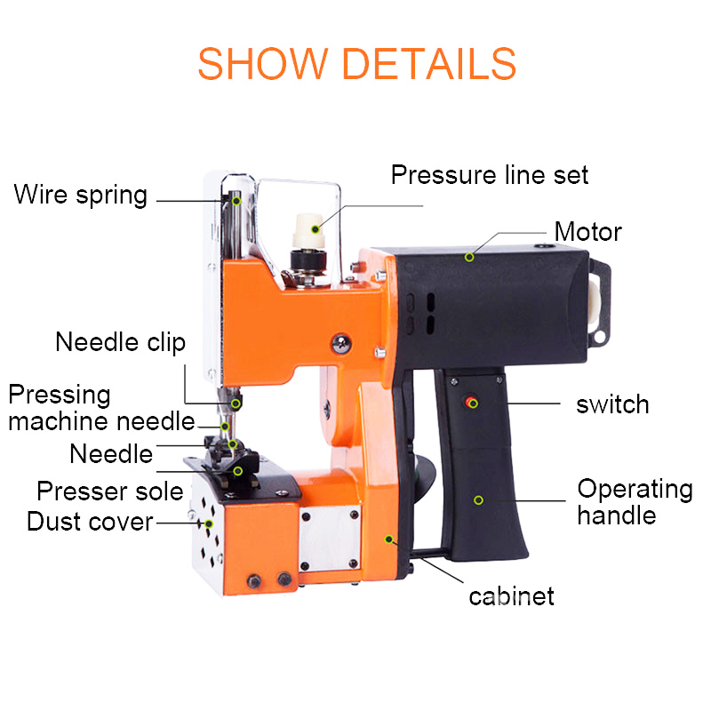 Draagbare elektrische naaimach - Textiles Sewing Machine recensie en prijs