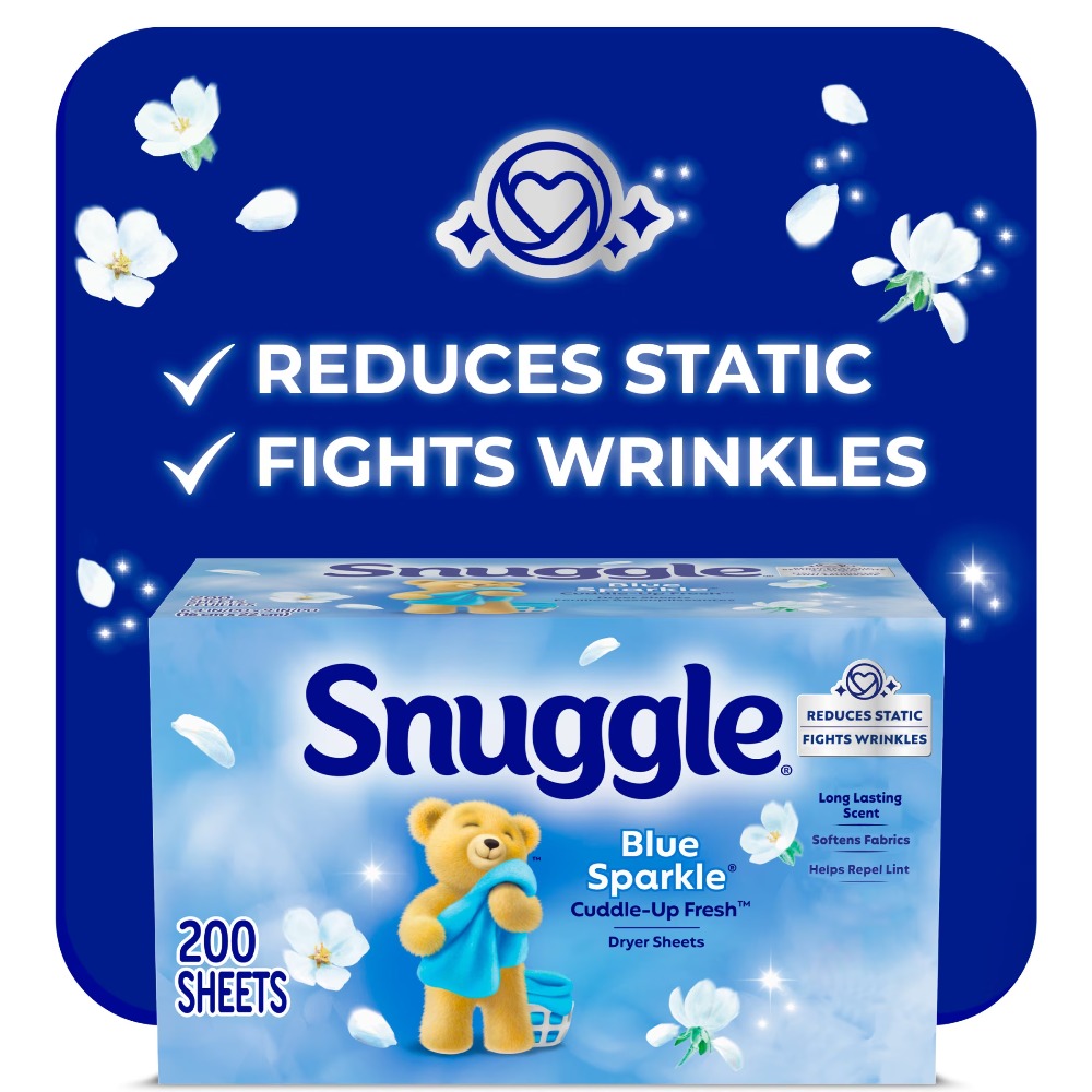 Blue Sparkle Cuddle Up Fresh D - Fabric Softener Sheet recensie en prijs