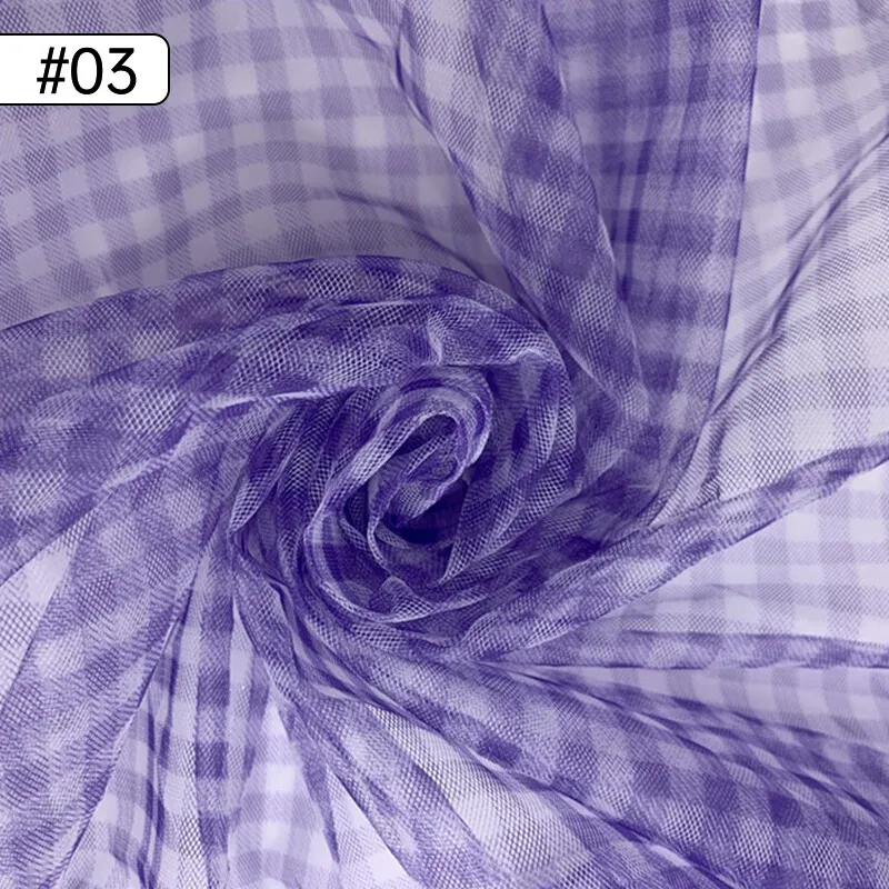 90x150cm geruite mesh stof tra - Sewing Batik recensie en prijs