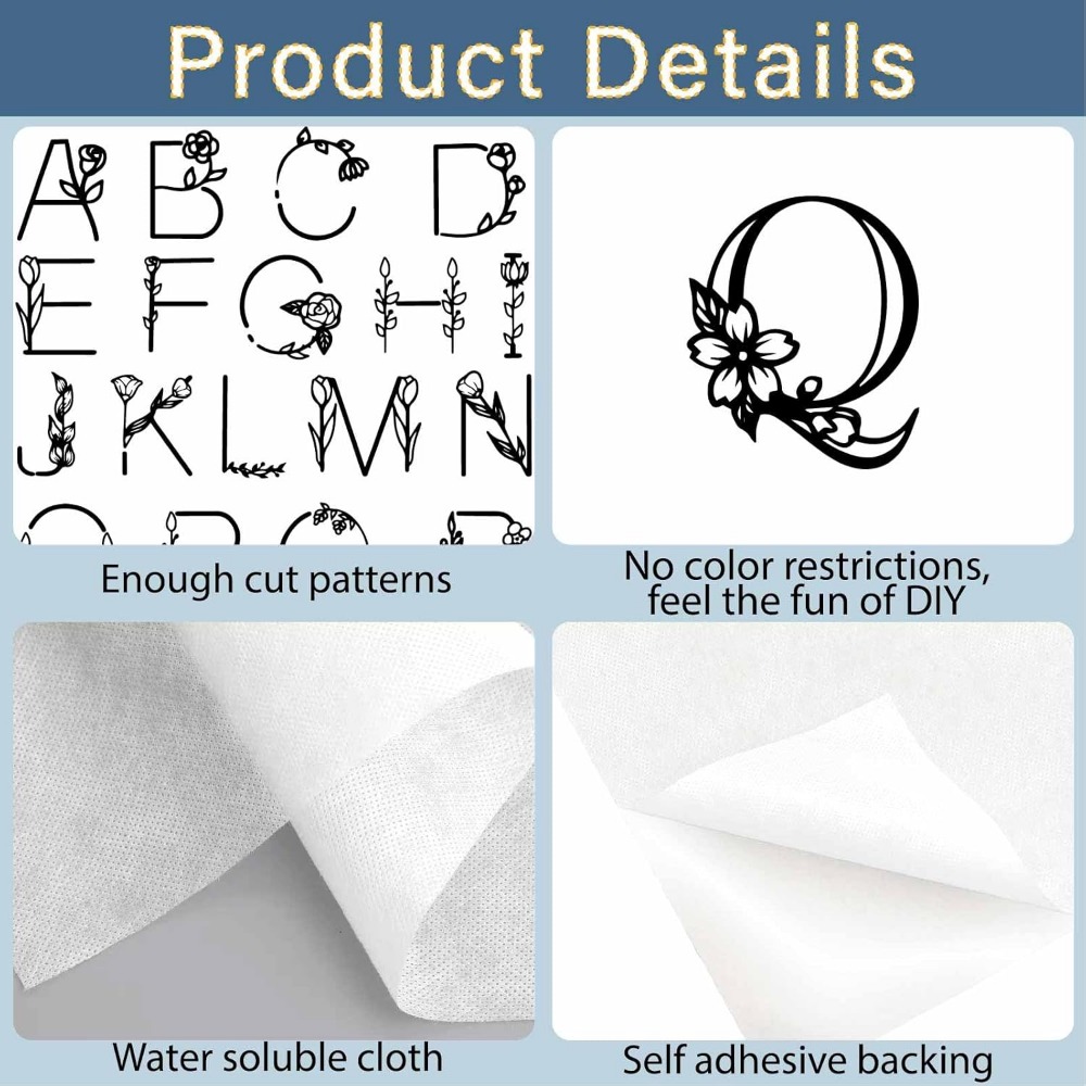 Letter A-Z Wateroplosbare bord - Sewing Kit recensie en prijs