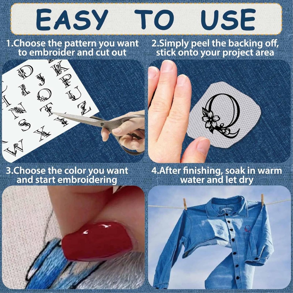Letter A-Z Wateroplosbare bord - Sewing Kit recensie en prijs