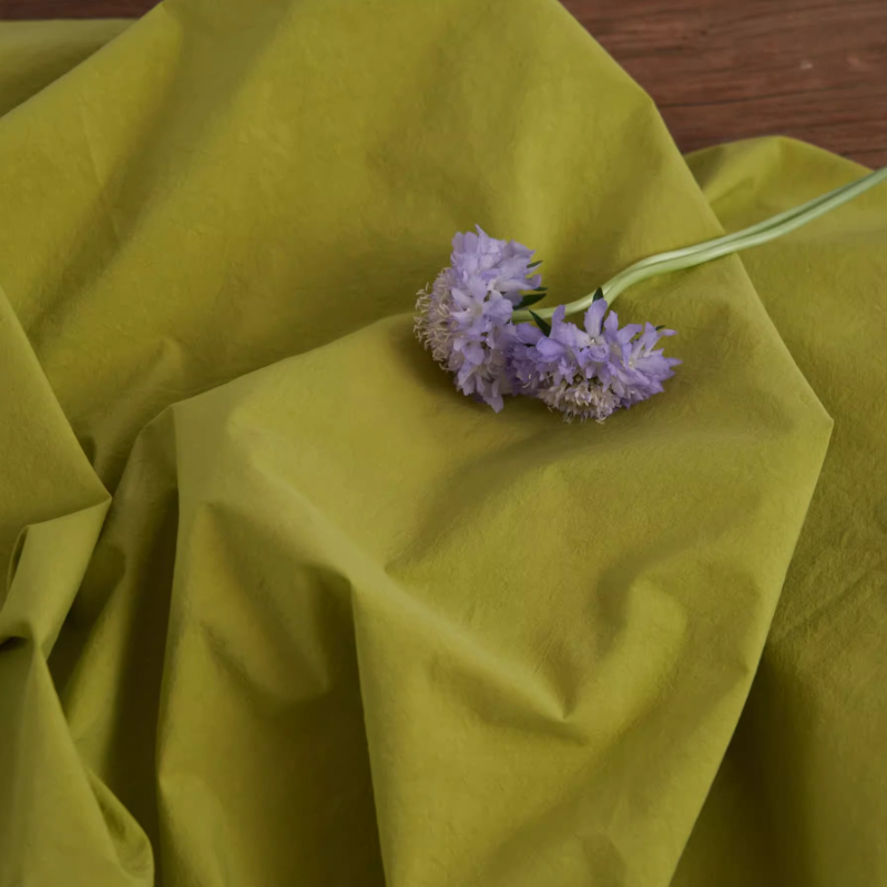 Groene kleur 100% katoenen sto - Is Sewing A Textile Craft recensie en prijs
