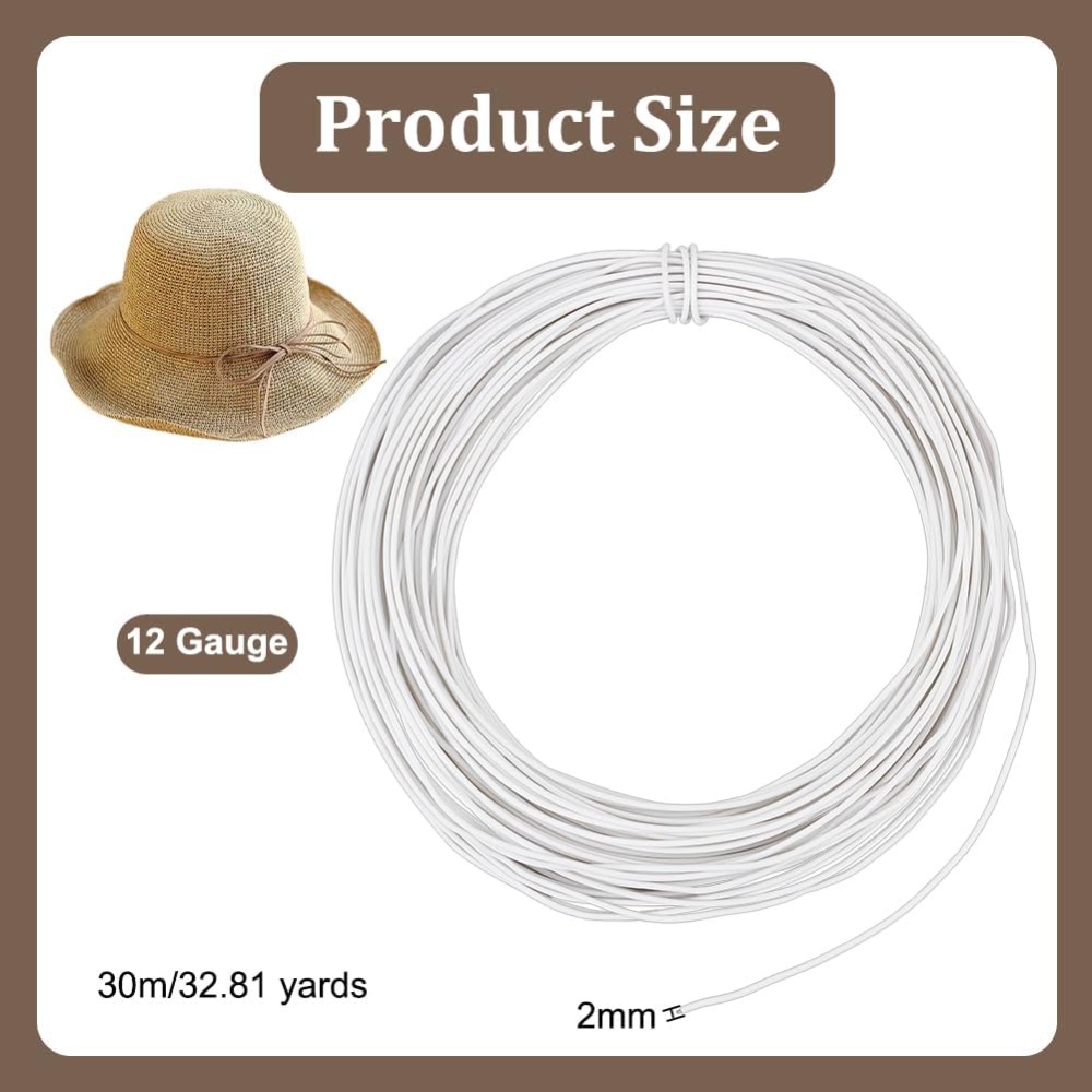 30m Witte Modevakraad 2mm Diam - Sewing Kit recensie en prijs