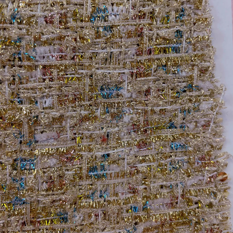 Gouden Draad en Pailletten Gar - Sewing Tweed Fabric recensie en prijs