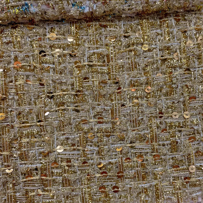 Gouden Draad en Pailletten Gar - Sewing Tweed Fabric recensie en prijs