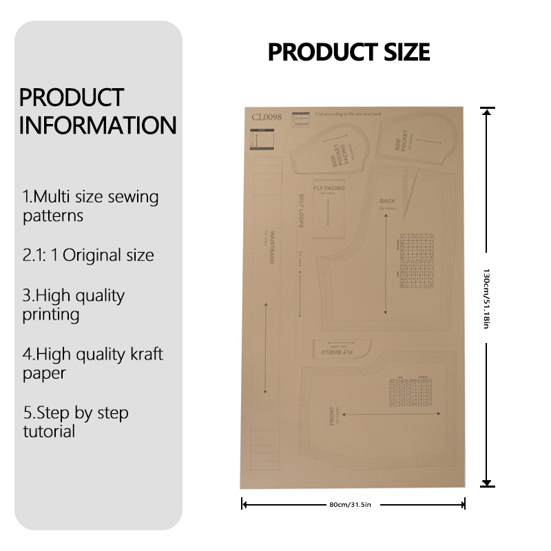 Naaipatronen voor gestreepte d - Textile Sewing Patterns recensie en prijs