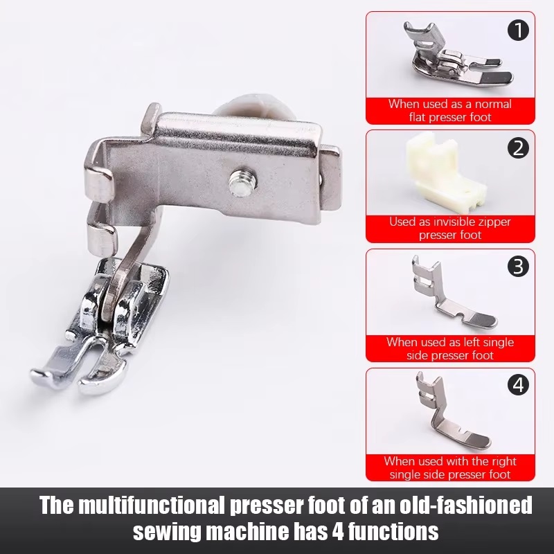 1PC oude stijl naaimachine naa - Zipper Foot Presser recensie en prijs