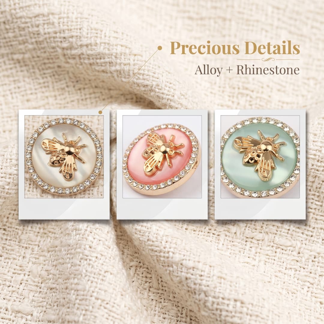 10 stuks strass bijen metalen  - Button Hole Cutter recensie en prijs