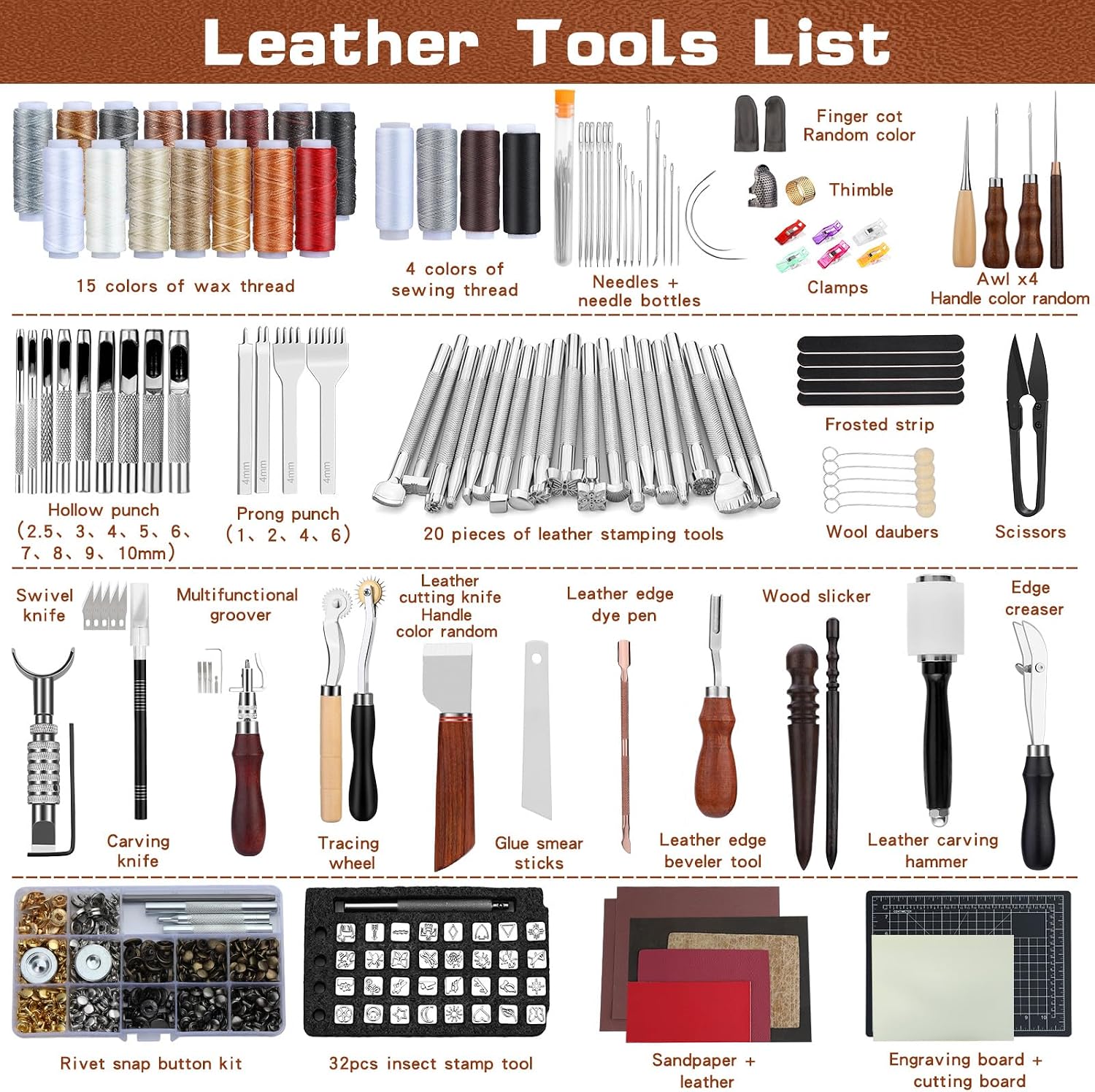 Lederbewerkingsset Lederen han - Sewing Kit recensie en prijs