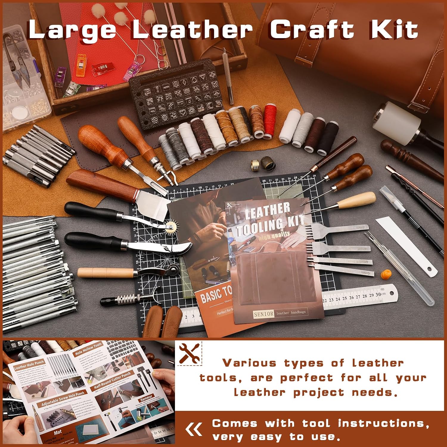 Lederbewerkingsset Lederen han - Sewing Kit recensie en prijs