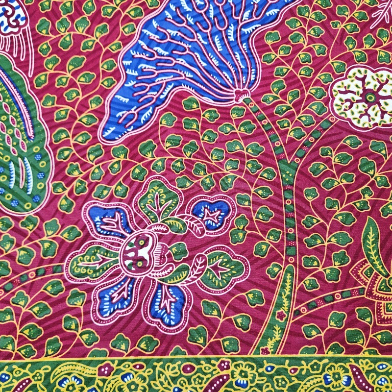 46 Inch * 6 Yards Groene Blade - Sewing Batik recensie en prijs