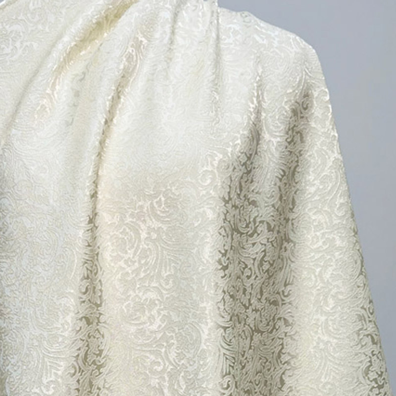 Voorgesneden beige damast jacq - Textile Sewing Patterns recensie en prijs