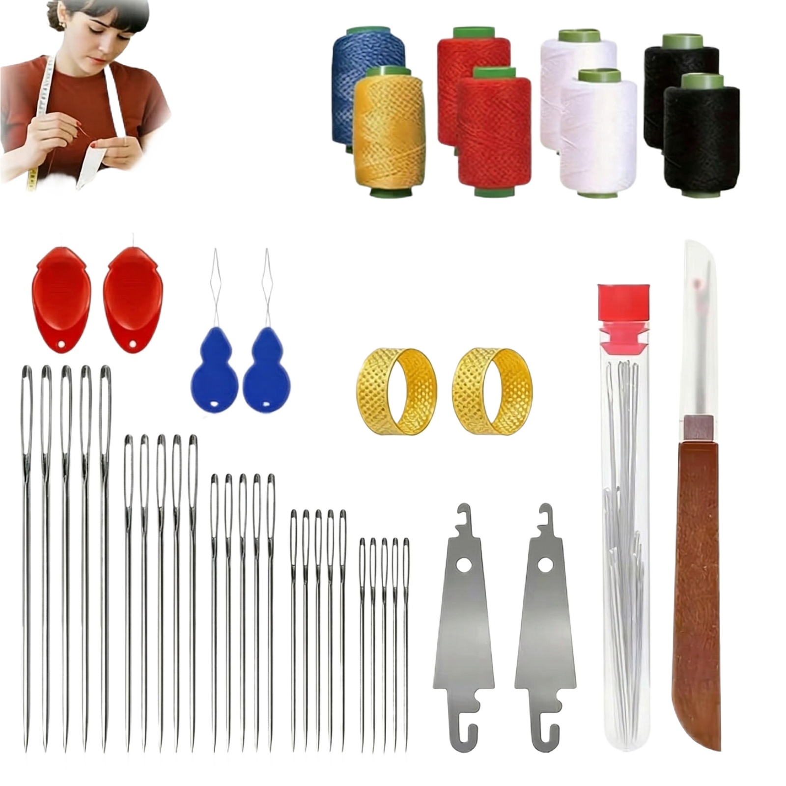 43-delige Big Eye naaldset, hu - Sewing Kit recensie en prijs