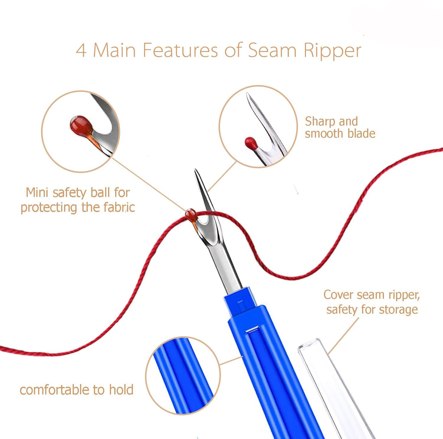 Naaien Tornmesje Kit Naaien St - Seam Ripper Tool recensie en prijs