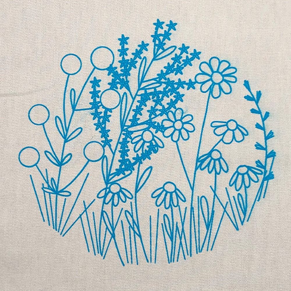 Bloemenpatroon DIY borduurpakk - Textile Sewing Patterns recensie en prijs