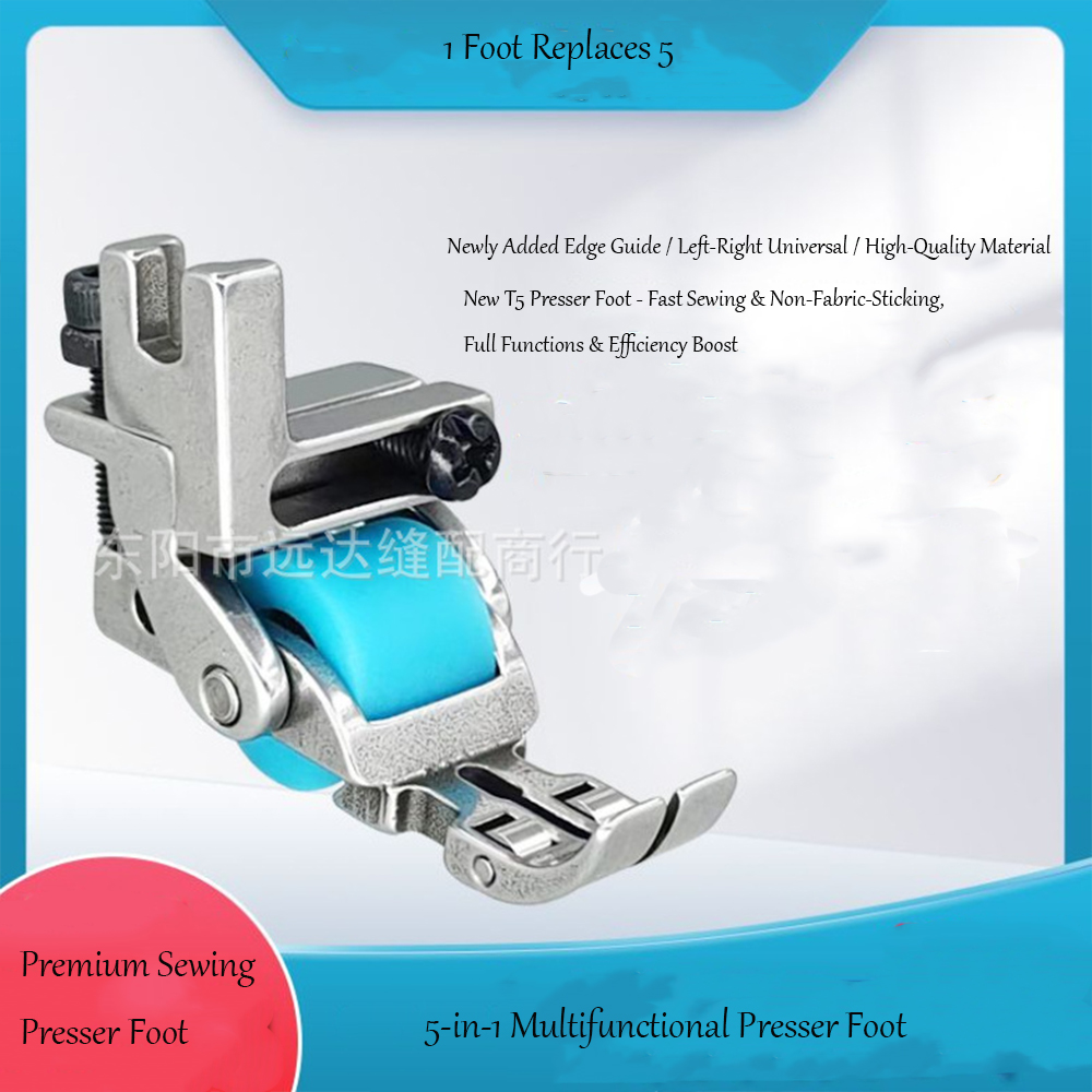 T5 3-rol links-rechts randgele - Textile Sewing Machines recensie en prijs