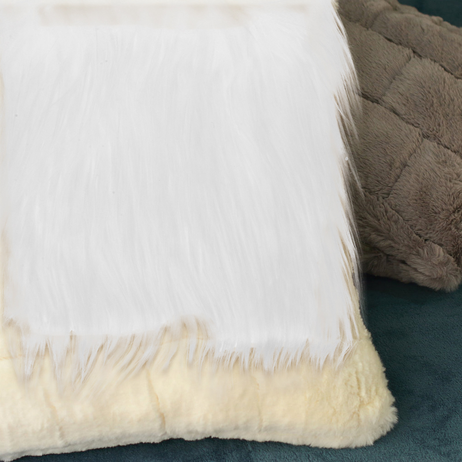 2 stuks vierkant lang haar kun - Textile And Sewing Materials recensie en prijs