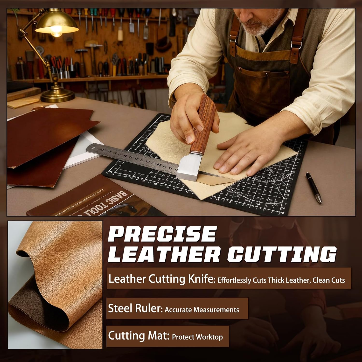 Lederbewerkingsset, lederbewer - Sewing Kit recensie en prijs
