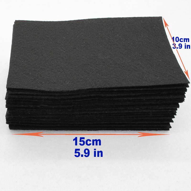 40 stks/partij 10*15 cm Zwart  - Is Sewing A Textile Craft recensie en prijs