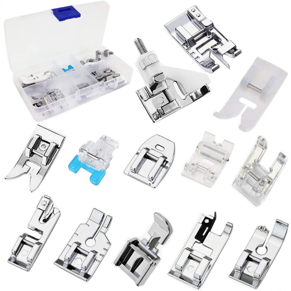13 stks/doos Naaivoet Set Roll - Zipper Foot Presser recensie en prijs