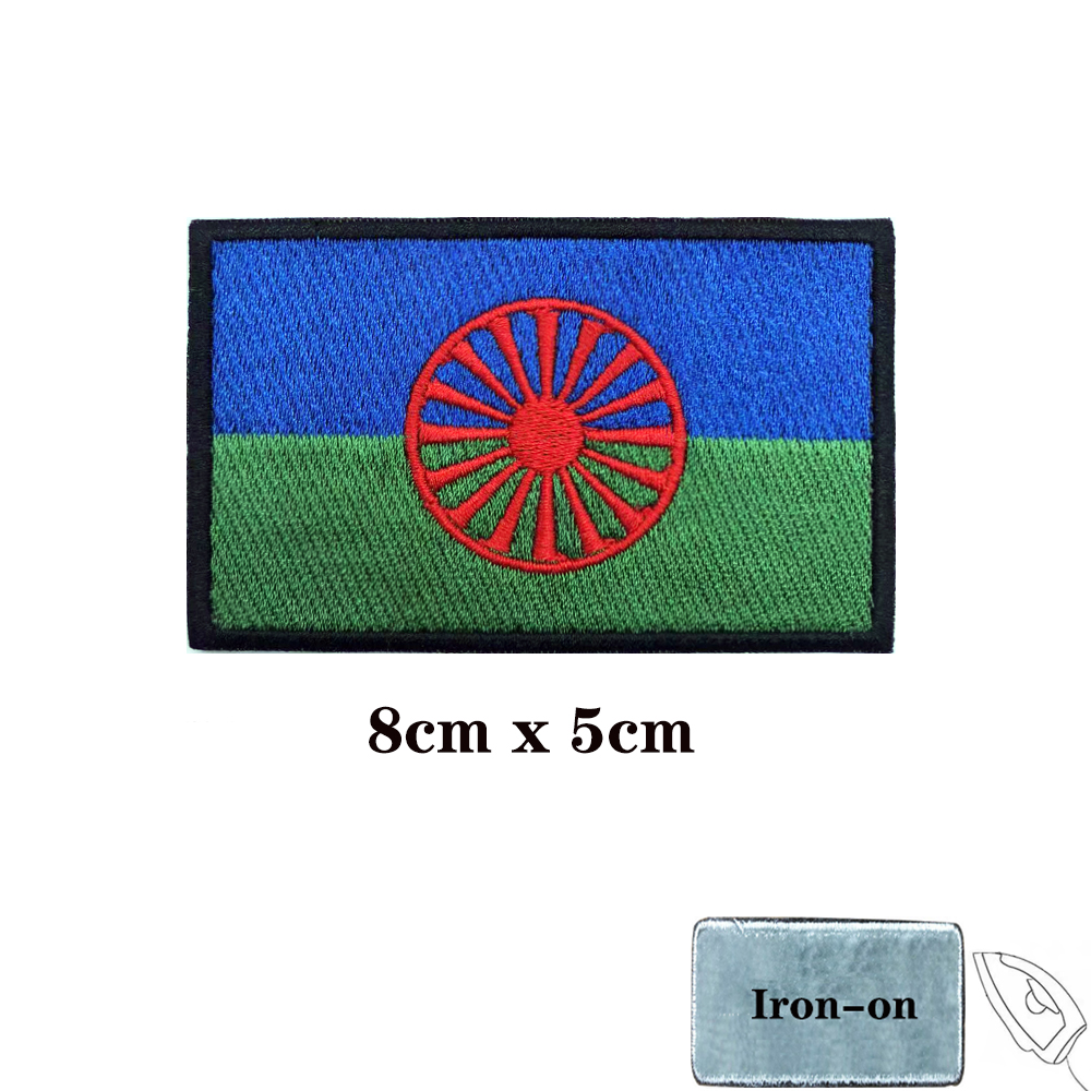 Rom Gypsy Vlag van de Romani P - Velcro Sew On recensie en prijs