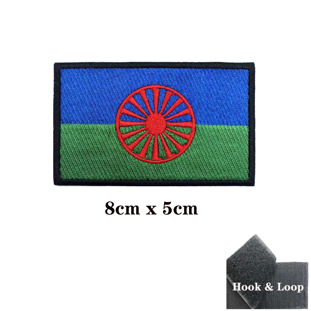 Rom Gypsy Vlag van de Romani P - Velcro Sew On recensie en prijs