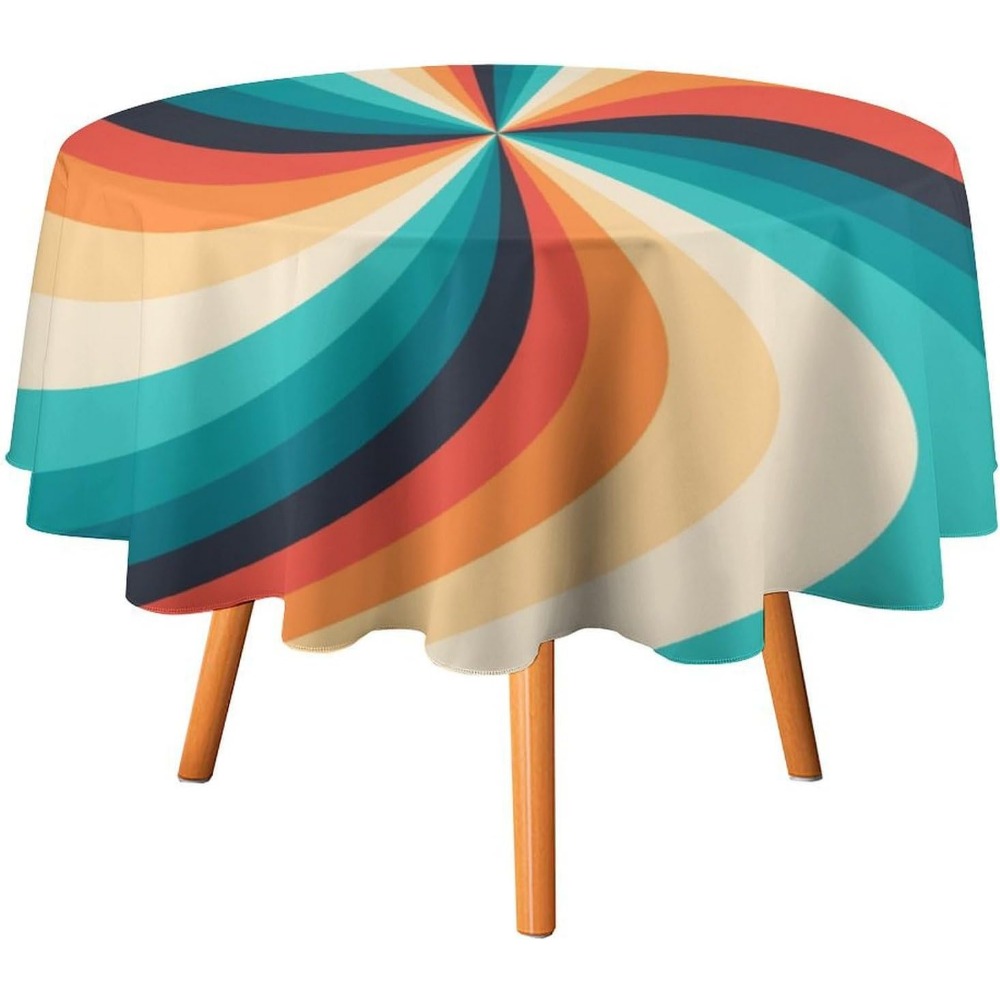 Vintage Groovy Swirl rond tafe - Century Textile & Sewing Supply Avenue C North Saskatoon Sk recensie en prijs