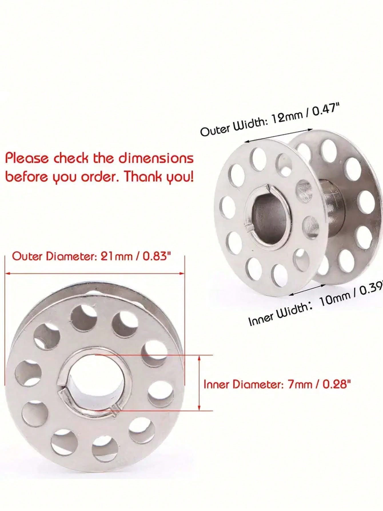 Spoelhuis en metalen spoelen v - Sewing Necessities recensie en prijs