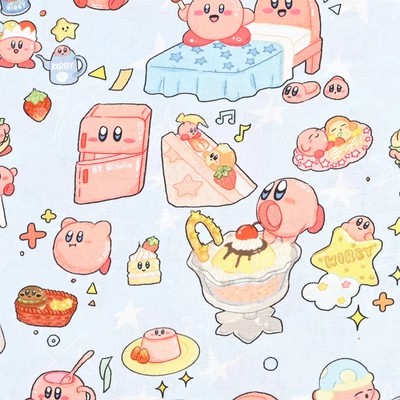 Cartoon Kirby 100% katoenen st - Textile And Sewing Materials recensie en prijs