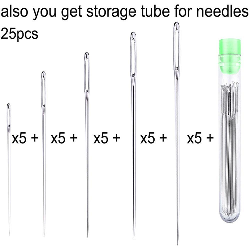25-delige grote ogen stiknaald - Sewing Necessities recensie en prijs