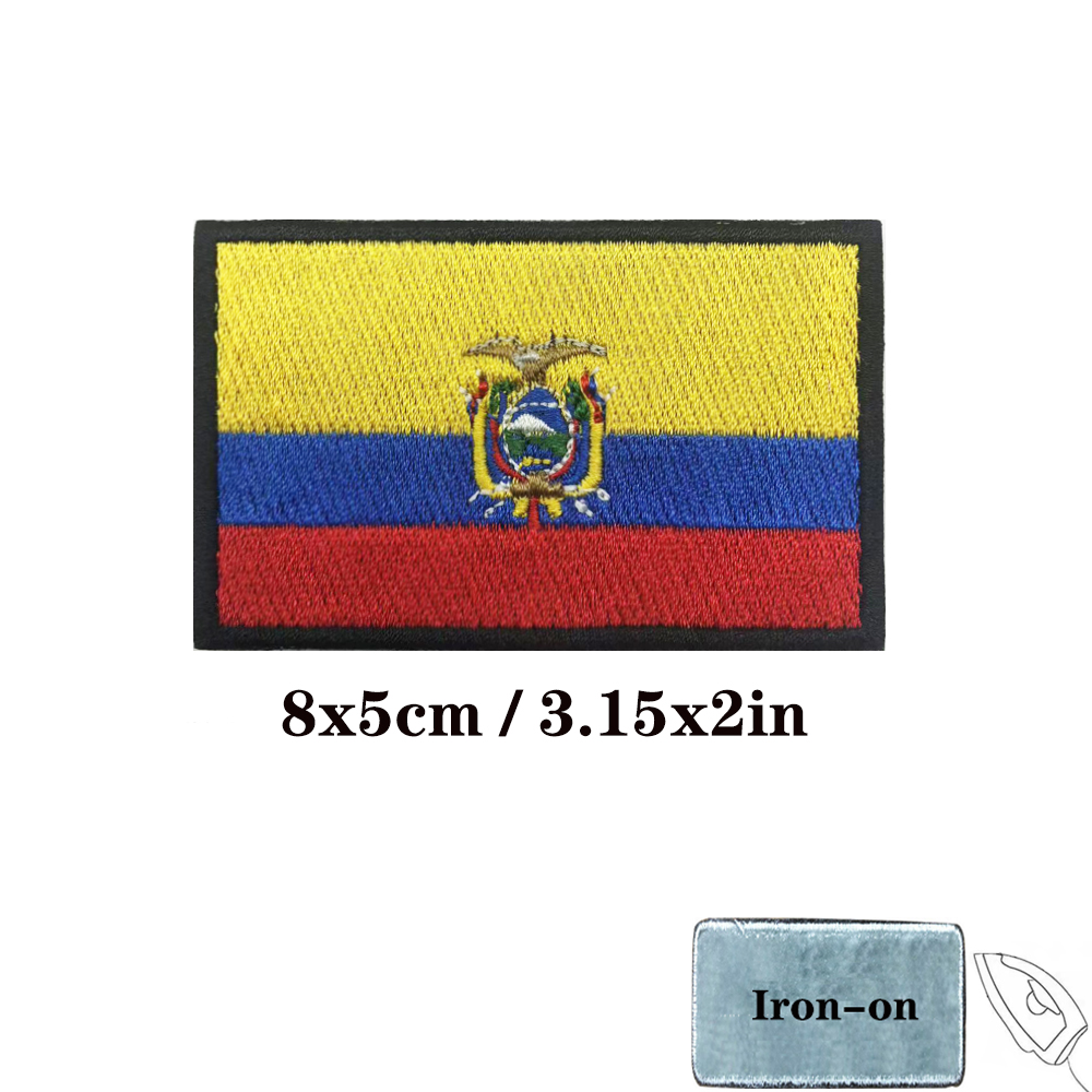 1PC Ecuadoriaanse vlag Ecuador - Velcro Sew On recensie en prijs