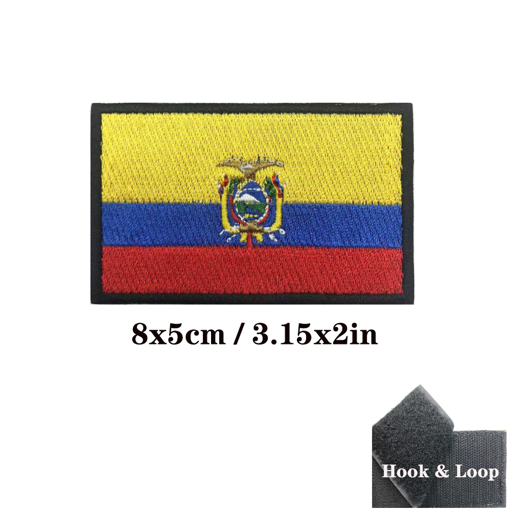 1PC Ecuadoriaanse vlag Ecuador - Velcro Sew On recensie en prijs
